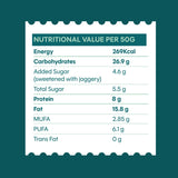 Chuckle Clean Seed Gluten Free Seed Cookie Nutrition Information Per 50g Energy Protein Carbohydrates and Fat