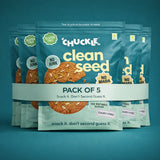 Chuckle Clean Seed Gluten Free Seed Cookies Pack of 5 with Flax Seeds and Sunflower Seeds
