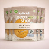 Chuckle Jeera Shot Savory Cookies Pack of 5 with Cumin Jeera and Oats