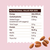 Chuckle Almond Grit Gluten Free Cookie Nutrition Information Per 50g Energy Protein Carbohydrates and Fat