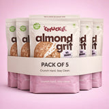 Chuckle Almond Grit Gluten Free Cookies Almond Cookies Pack of 5 No Maida No Refined Sugar