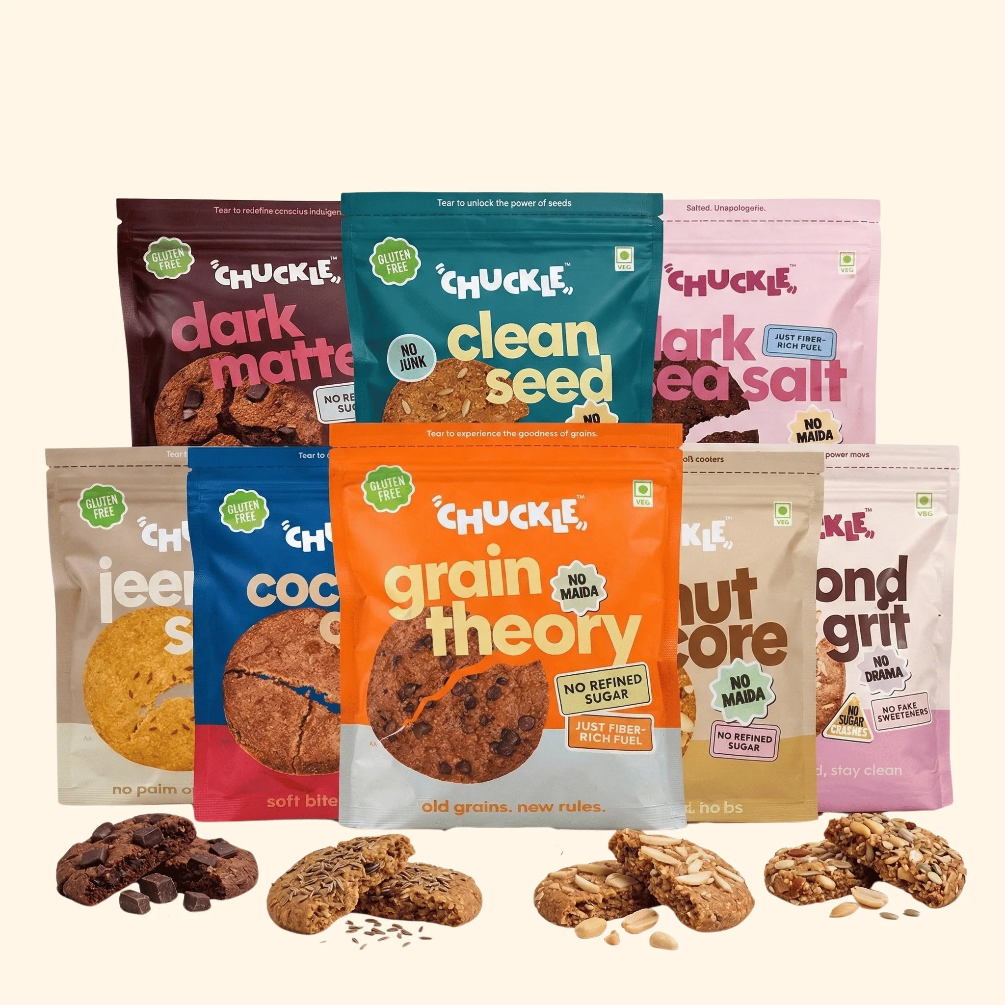 Chuckle Discovery Box gluten-free cookies perfect for coffee breaks office desks and snack moments